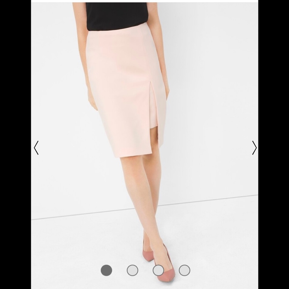 High-Slit Pencil Skirt